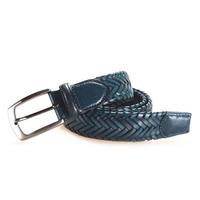 Yusen-Braided Leather Belts-Custom Buckle