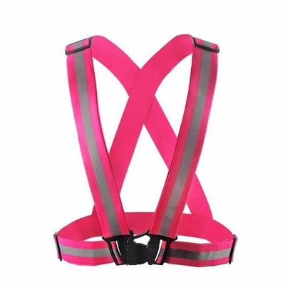 Yusen-Reflective Vest-Polyester with Rose Red