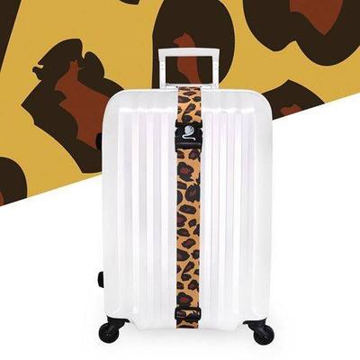 Yusen - Luggage Strap - Polyester - Leopard Heat Transfer Printing-Ordinary buckle silk screen