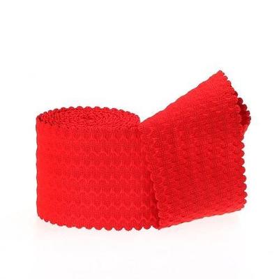 Yusen-Polyester Elastic Band - Red Corrugated