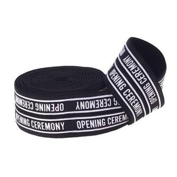 Yusen-Black Polyester Tape With Two Lines of Upper and Lower Letters